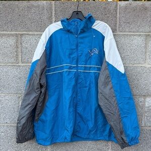 Detroit Lions NFL Windbreaker Jacket Dunbrooke Sports Illustrated Size XL NWOT